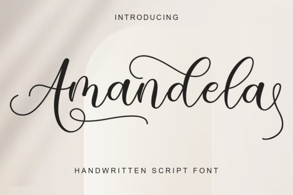 Amandela: A Refined Script Typeface for Editorial Design