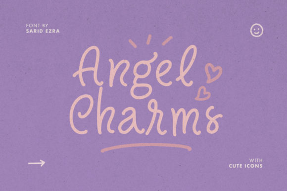 Angel Charms: A Delicate Script Font for Elegant Handmade Designs