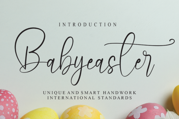 Babyeaster: The Elegant Script Font for Polished Brand Identity