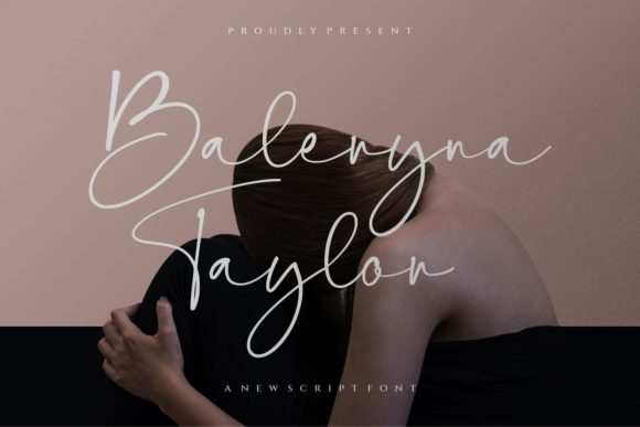 Baleryna Taylor: An Elegant Script Font for Handmade Products