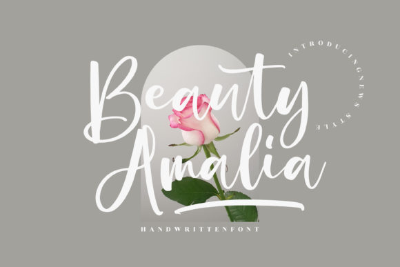 Beauty Amalia: A Playful Script Font for Editorial Design