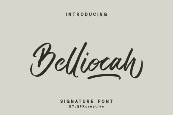 Belliocah: Elevating Digital Brand Identity with Refined Script Typography