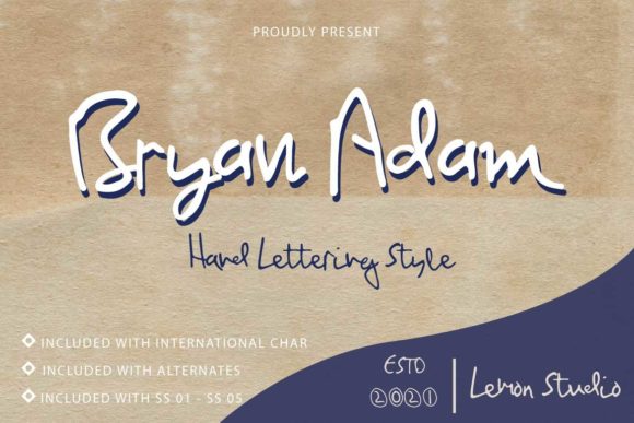 Bryan Adam: The Script Font That Elevates Campaign Clarity