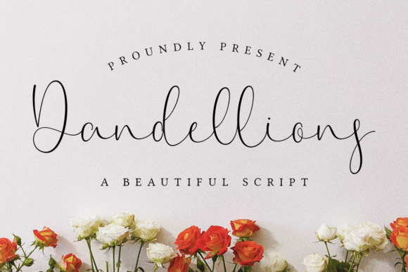 Dandellions: The Script Typeface for Elegant Campaign Design