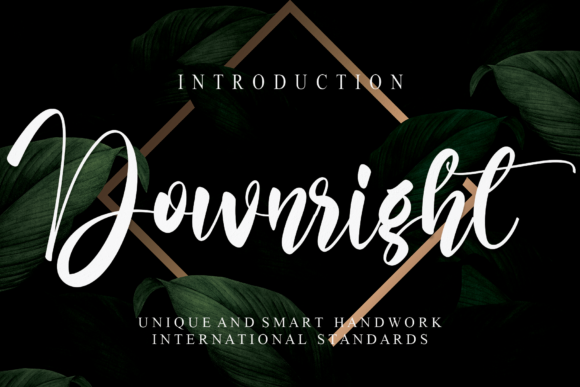 Downright: A Handwritten Script Font for Authentic Brand Identity