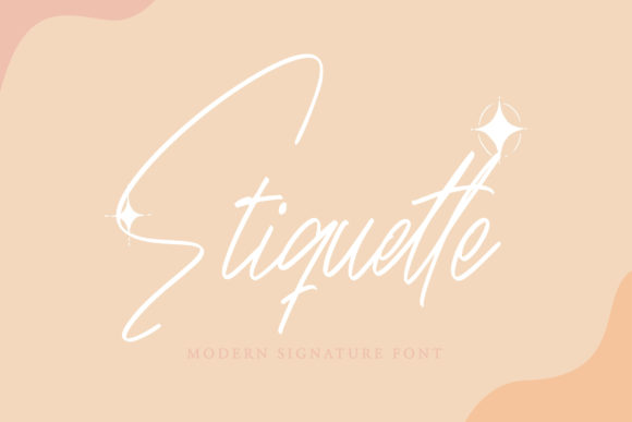 Etiquette Typeface: The Perfect Script Font for Handmade Brands