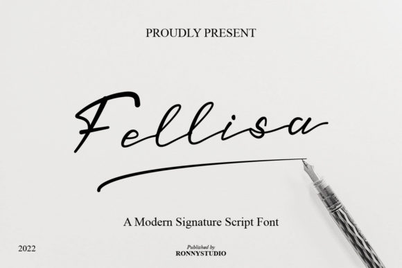 Fellisa: A Script Font for Polished Brand Identity