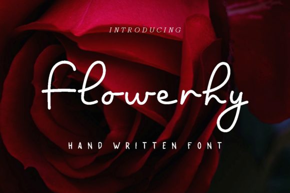 Flowerhy: A Delicate Script Font for Elegant Branding