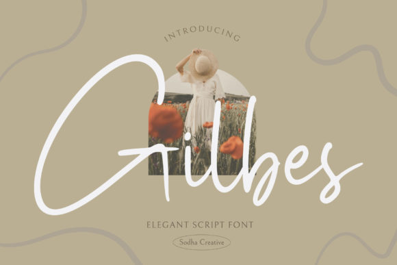 Gilbes: The Organic Script Font for Polished Brand Identity