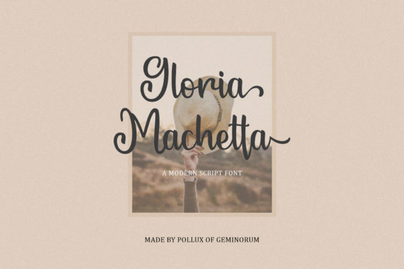 Gloria Machetta: The Script Font for Scroll-Stopping Brand Identity