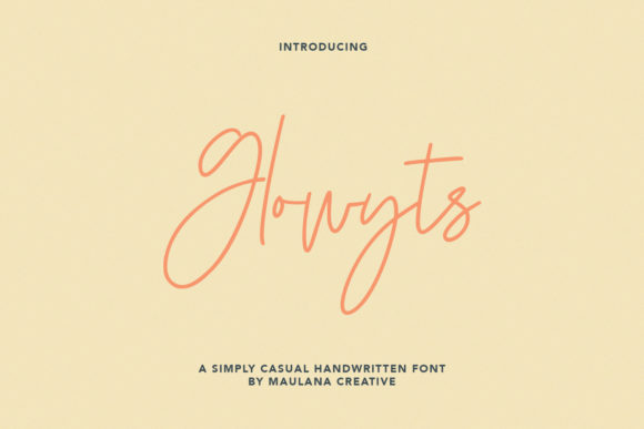 Glowyts: The Script Font That Elevates Campaign Visuals