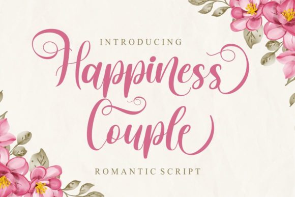 Happiness Couple: The Script Font That Elevates Campaign Visuals
