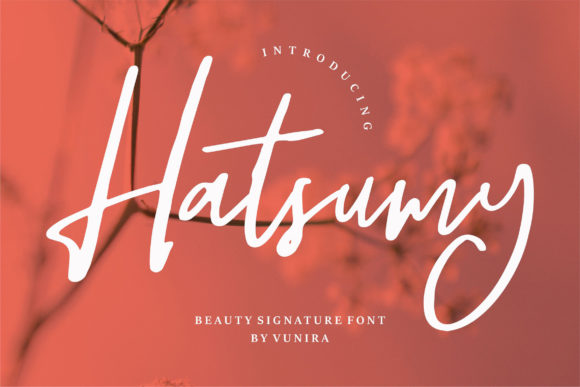 Hatsumy: A Chic Script Font for Sophisticated Brand Identity