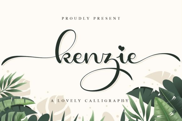 Kenzie: A Playful Script Font for Handmade Labels and Invitations