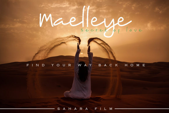 Maelleye: A Flowing Script Font for Digital Brand Identity