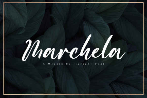 Marchela: The Romantic Script Typeface for Handmade Branding
