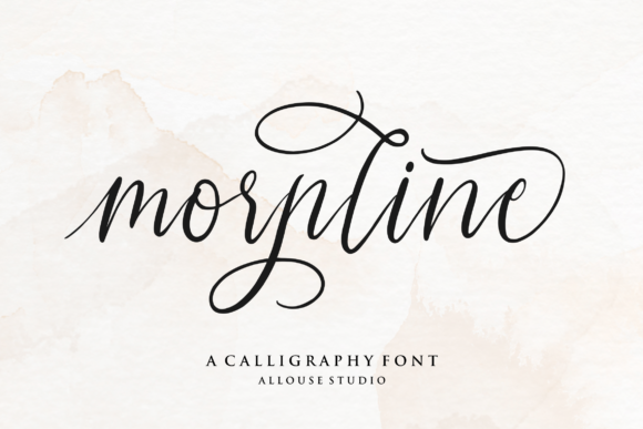 Morpline: The Elegant Script Typeface for Editorial Design