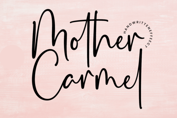 Mother Carmel: A Premium Script Font for Elegant Campaign Design