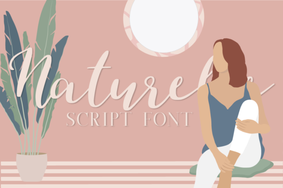 Naturelle: A Playful Script Font for Editorial and Creative Projects