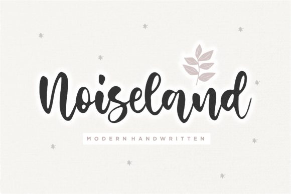Noiseland Script Font: Elegant Typography for Handmade Crafts