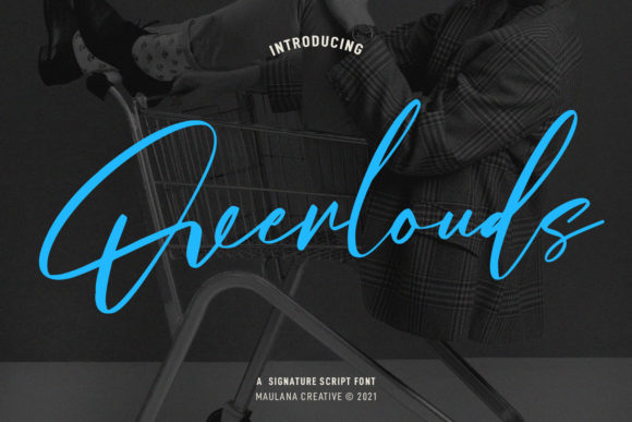 Overlouds: A Chic Script Font for Elegant Handmade Designs