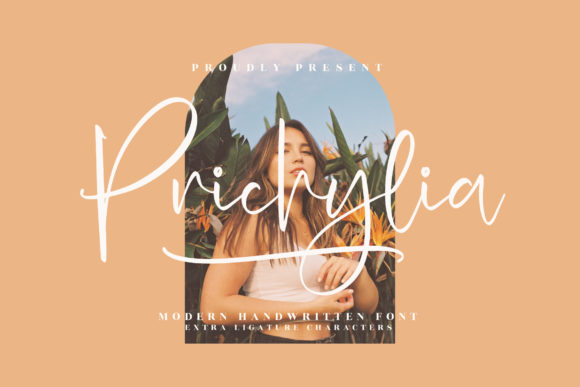 Prichylia: A Playful Script Font for Modern Web Design
