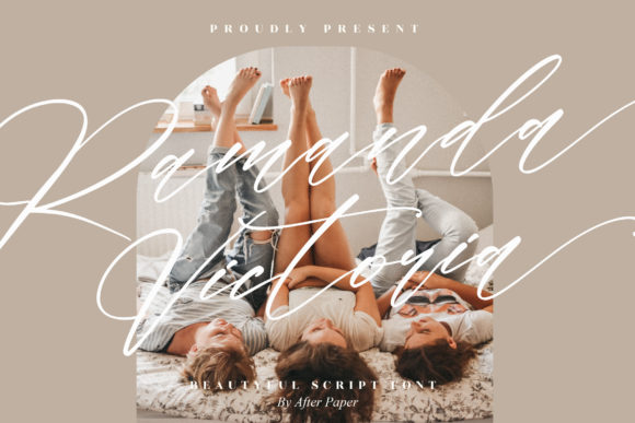 Ramanda Victoria: A Chic Script Font for Elegant Craft Projects