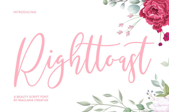 Righttoast Typeface Review: A Relaxed Script for Modern Branding