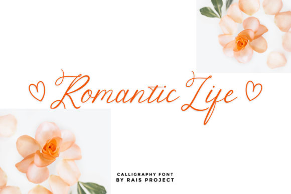 Romantic Life: A Chic Script Font for Elegant Editorial Design
