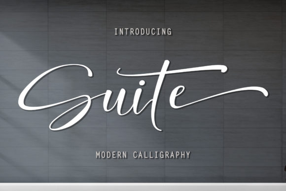 Suite: The Elegant Script Font for Campaign Clarity