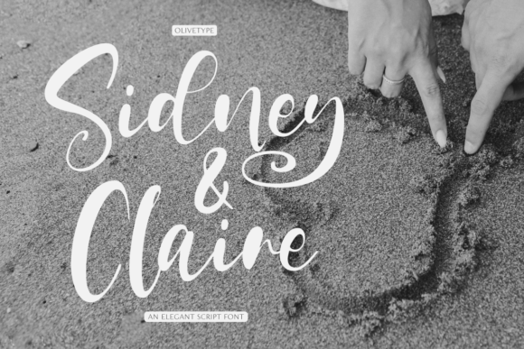 Sydney Claire: A Dazzling Script Font for Elegant Brand Identity