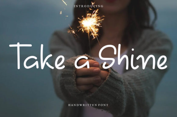 Take a Shine: A Minimal Script Font for Editorial Design