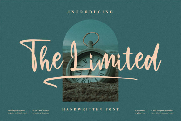 The Limited: A Premium Script Font for Polished Brand Identity