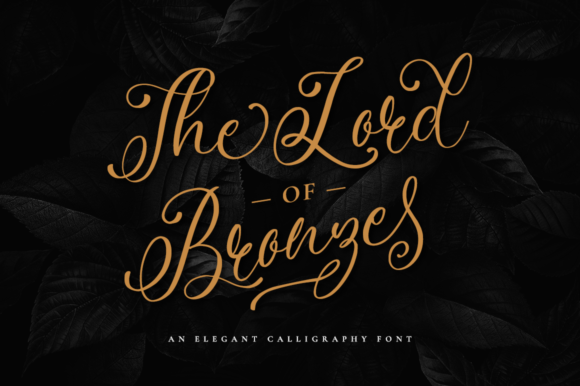 The Lord of Bronze: A Web Designer’s Take on Premium Script Fonts