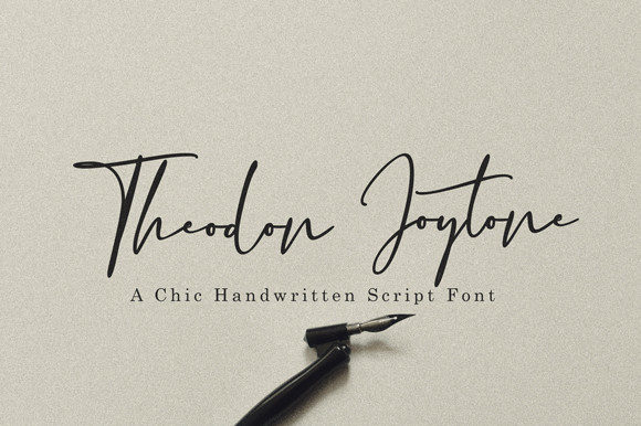 Theodon Joytone: The Script Font That Elevates Campaign Visuals