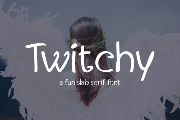 Twitchy: A Whimsical Script Font for Handmade Labels and Invitations