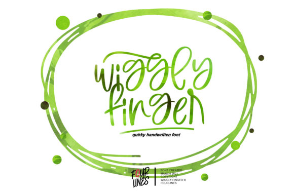 Wiggly Finger: A Quirky Script Font for Handmade Labels and Invitations