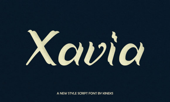 Xavia: A Timeless Script Font for Editorial Design